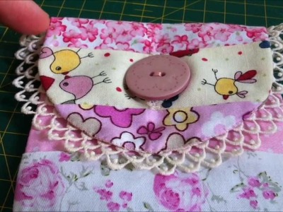 ~Tutorial: Sew a patchwork cell phone bag~