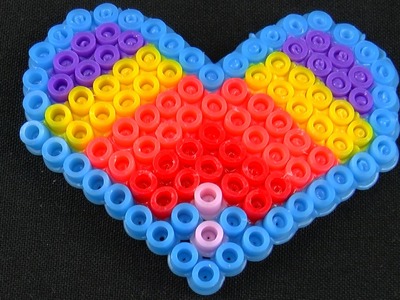 Valentine's Day Heart Perler Beads Kids Creativity