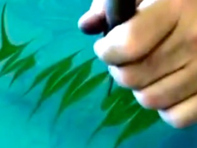 Beautiful Ebru Art: Paint a Flower with Paper marbling technique!