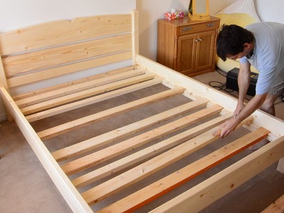 Building a queen size bed from 2x4 lumber