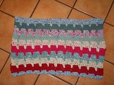 Caribbean Breeze Crochet Rag Rug Part 3