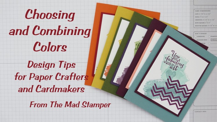 Choosing and Combining Colors:  Design Tips for Paper Crafters and Cardmakers