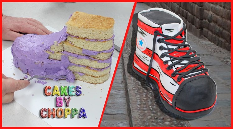 Converse Allstar shoe Cake | Dr Seuss Inspired (How To)