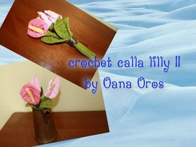 Crochet calla lilly II