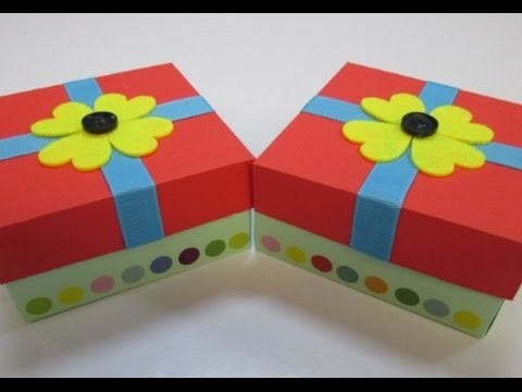 DIY : #55 Fun & Colorful Gift Box ♥