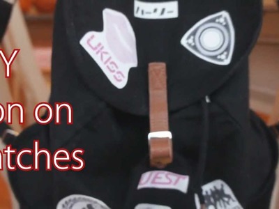 DIY IRON ON PATCHES