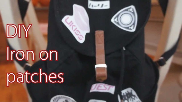 DIY IRON ON PATCHES