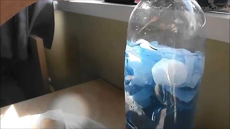 DIY jellyfish in a bottle