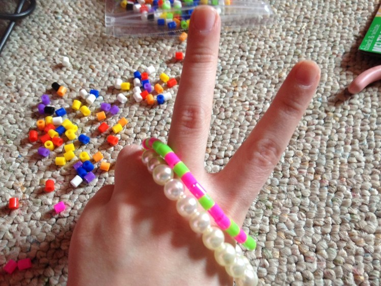 DIY Perler Bead Bracelet!