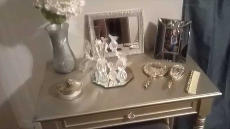 DIY: Silver Vanity!