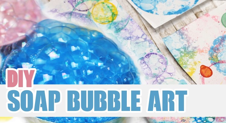 DIY: Soap Bubble Art | Personalize your Notebooks!