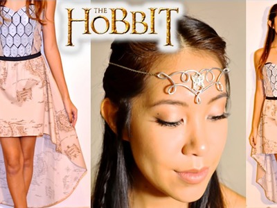 DIY The Hobbit Inspired Elvish Headpiece & High-Low Skirt {No Sew!} - The Lord Of The Rings