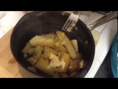 Dominican mangú plantain mash.Mangú dominicano