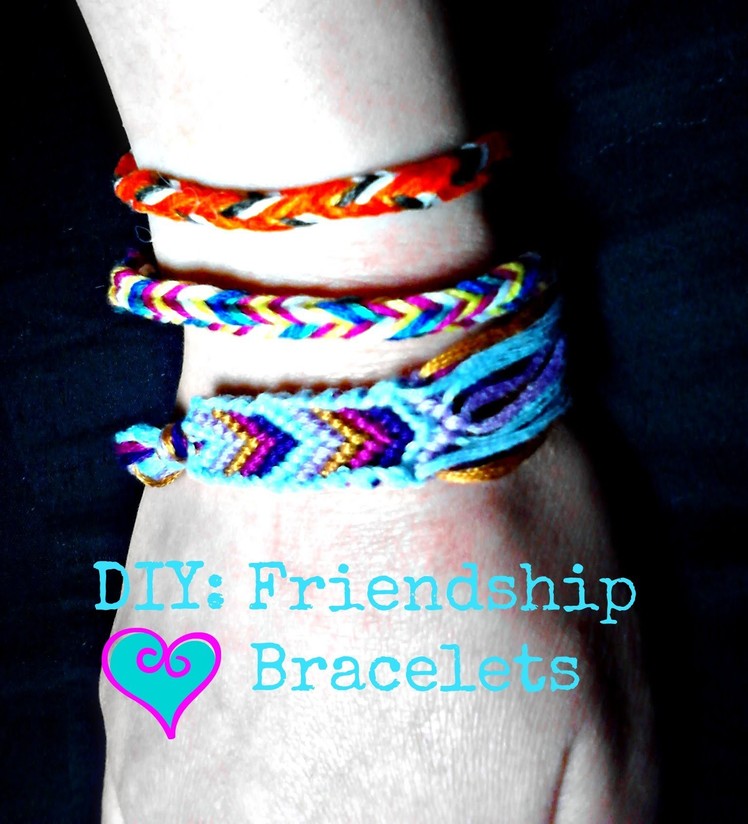 Fashion DIY: Friendship Bracelets Chevron. Box Braid | Gloss and Sparkle