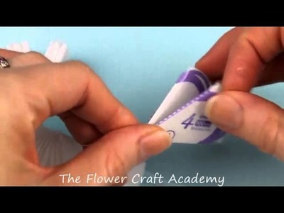 Flower Frill Christmas Table Glass Decoration Tutorial