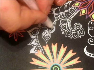 Gelly Roll Flower Doodle