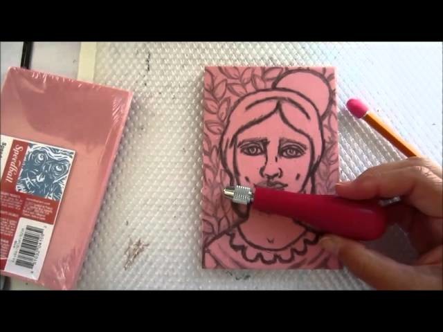 Hand Carved How to Carve a Stamp Linocut Tutorial