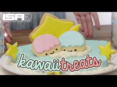 How To Bake Little Twin Stars Cake! - KAWAII TREATS Ep. 1