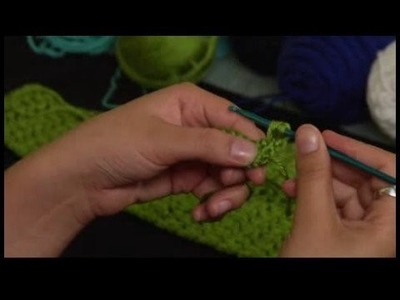 How to Crochet a Scarf : Starting Row 2 of Crochet Scarf