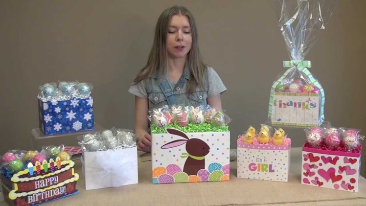 How to Display Cake Pops in a Gift Basket Box