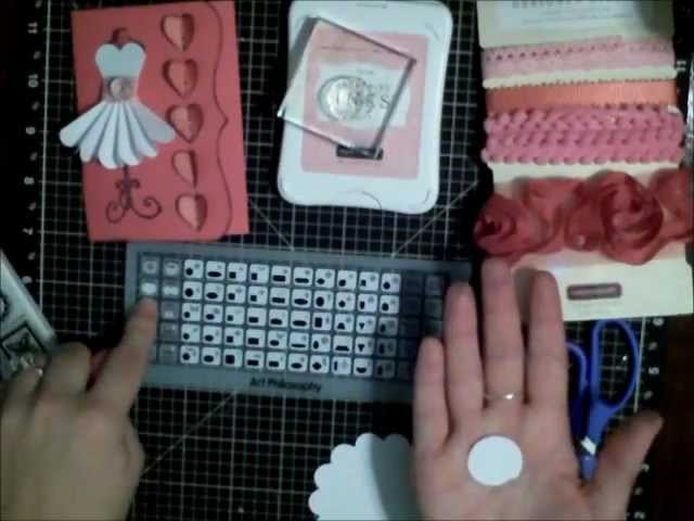 How to Make 3D Paper Dresses using a Scalloped Circle