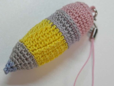 How To Make A Cute Crocheted Pencil Charm For Keys - DIY Crafts Tutorial - Guidecentral
