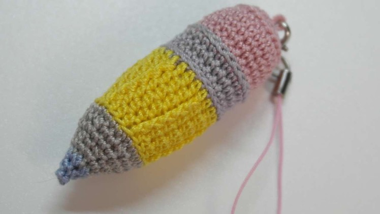 How To Make A Cute Crocheted Pencil Charm For Keys - DIY Crafts Tutorial - Guidecentral