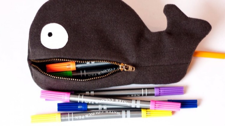 How To Make a Cute Whale Zipper Pouch - DIY Style Tutorial - Guidecentral
