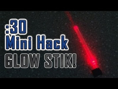 How To Make A DIY GLOW STICK!