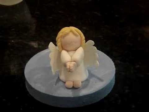How to make a FONDANT ANGEL PART 3