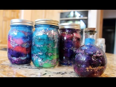 How to Make a GALAXY IN A JAR (a Pinterest craft for all ages) - @dramaticparrot