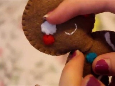 How to make a kawaii gingerbread man plush