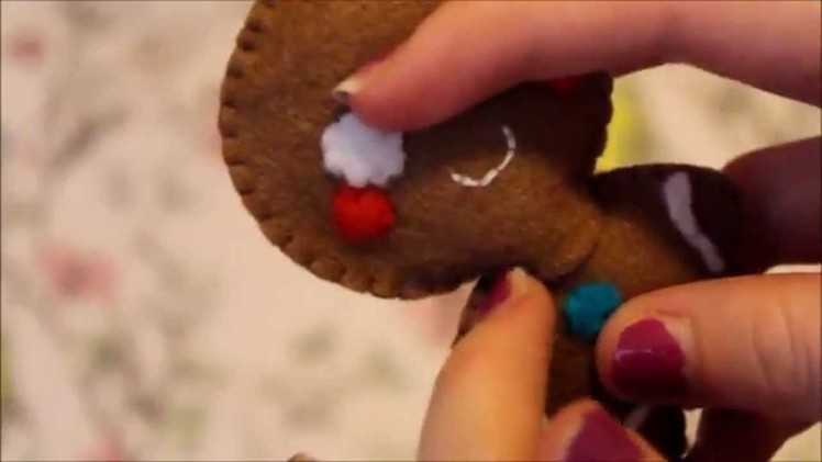 How to make a kawaii gingerbread man plush