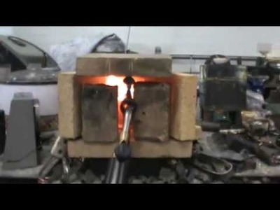 How to make a quick furnace with fire bricks