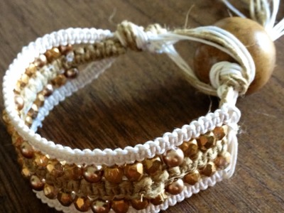 How To Make a Triple Macrame Bracelet - DIY Style Tutorial - Guidecentral