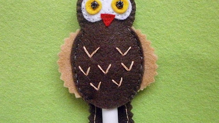 How To Make An Owl Finger Puppet - DIY Crafts Tutorial - Guidecentral