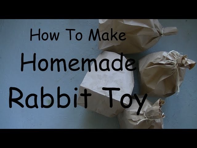 How To Make Homemade Rabbit Toy- The Toss And Run