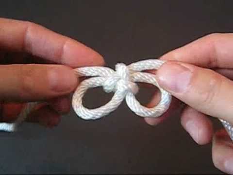 How to Tie a Decorative Double Looped Knot by TIAT