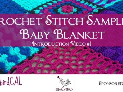 Introduction to Crochet Stitch Sampler Baby Blanket Crochet Along with Marly Bird