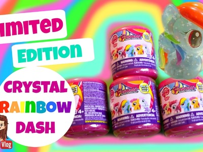 LIMITED EDITION CRYSTAL RAINBOW DASH FASHEMS! - My little Pony Series 3 WAVE 2 Blind Capsules