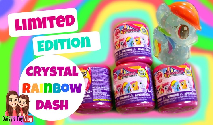 LIMITED EDITION CRYSTAL RAINBOW DASH FASHEMS! - My little Pony Series 3 WAVE 2 Blind Capsules