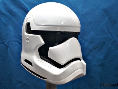 Making the Star wars episode 7; the force awakens stormtrooper helmet (metal)