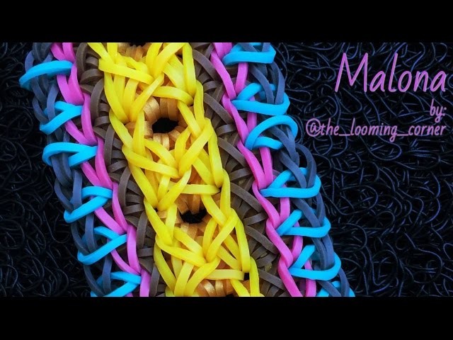 MALONA Rainbow Loom bracelet tutorial