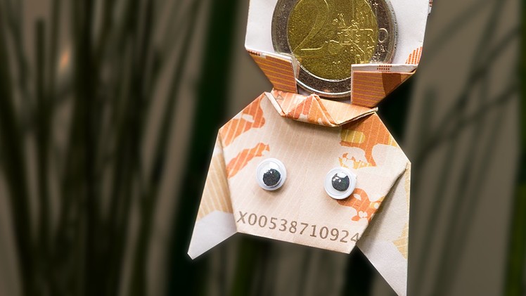 Origami Money Bat - How to make a paper money bat 