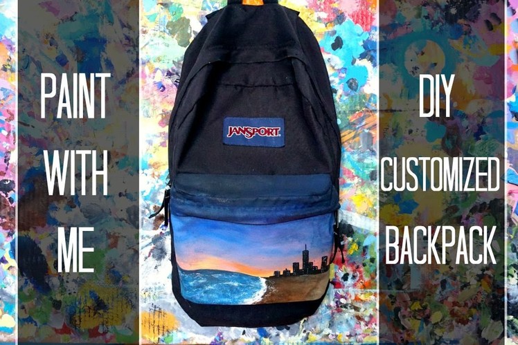 Paint with Me: DIY Customized Backpack