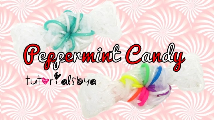Peppermint Candy Rainbow Loom Charm Tutorial