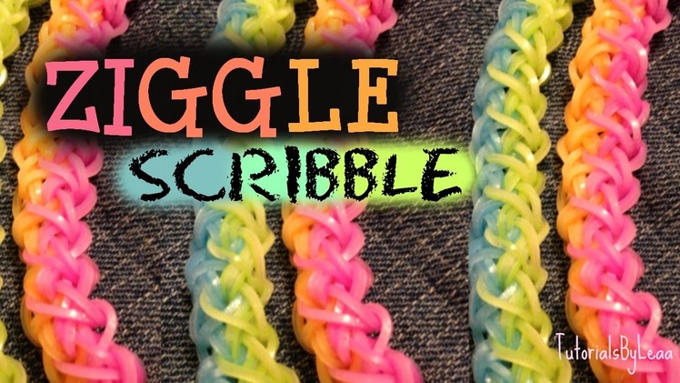 Rainbowloom Ziggle Scribble bracelet Tutorial