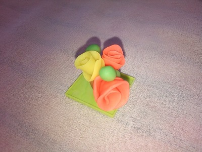 Rose Flower - Modelling Clay Crafts for Kids