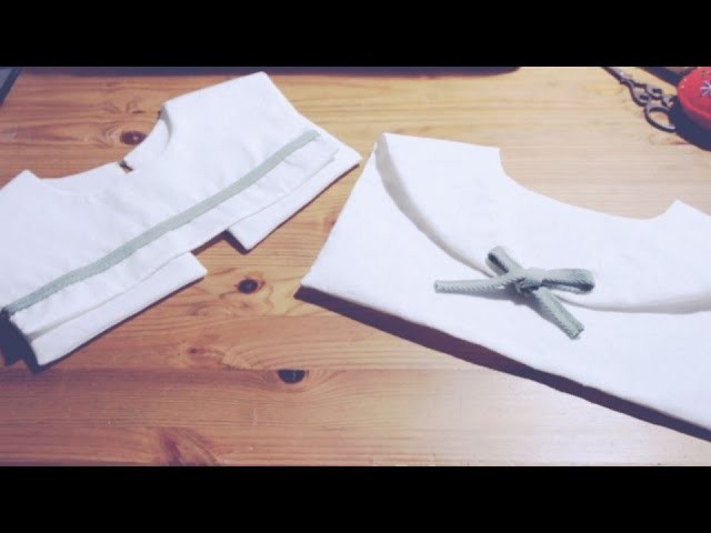 Sewing + DIY Detachable Sailor Collar (2 ways)