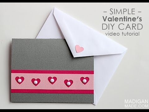 Simple Handmade Valentines Card